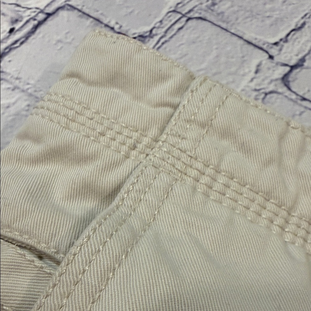 Timberland 100% Cotton Wide Leg Men's Cream Pants 36x30 - Picture 5 of 11